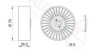 VW 028145278 Tensioner Pulley, v-ribbed belt